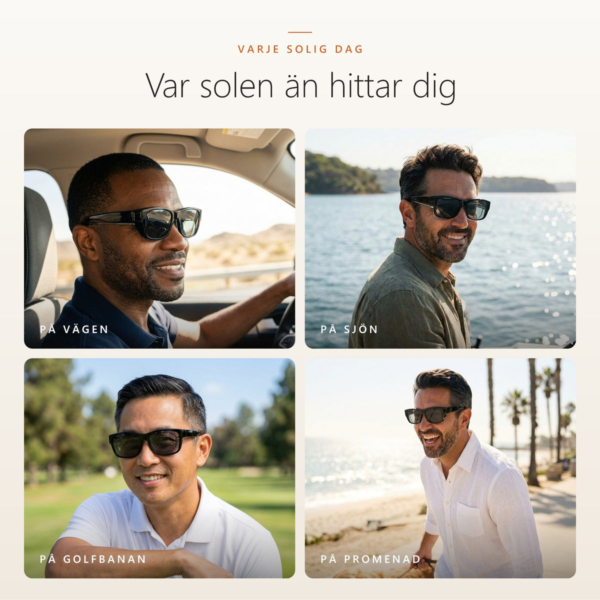 SunFit fit-over-solglasögon i vardagen
